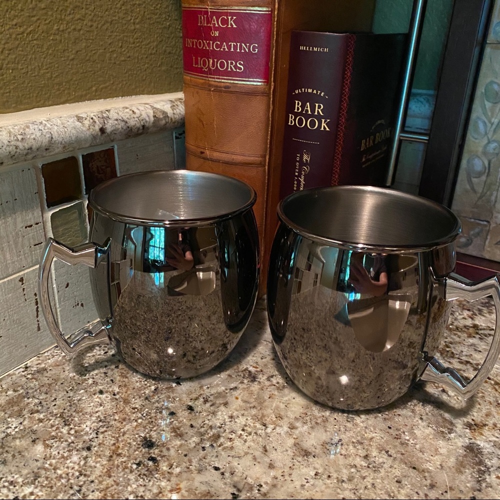 New/Never Used Arcoroc Black Moscow Mule Mugs - 3 available